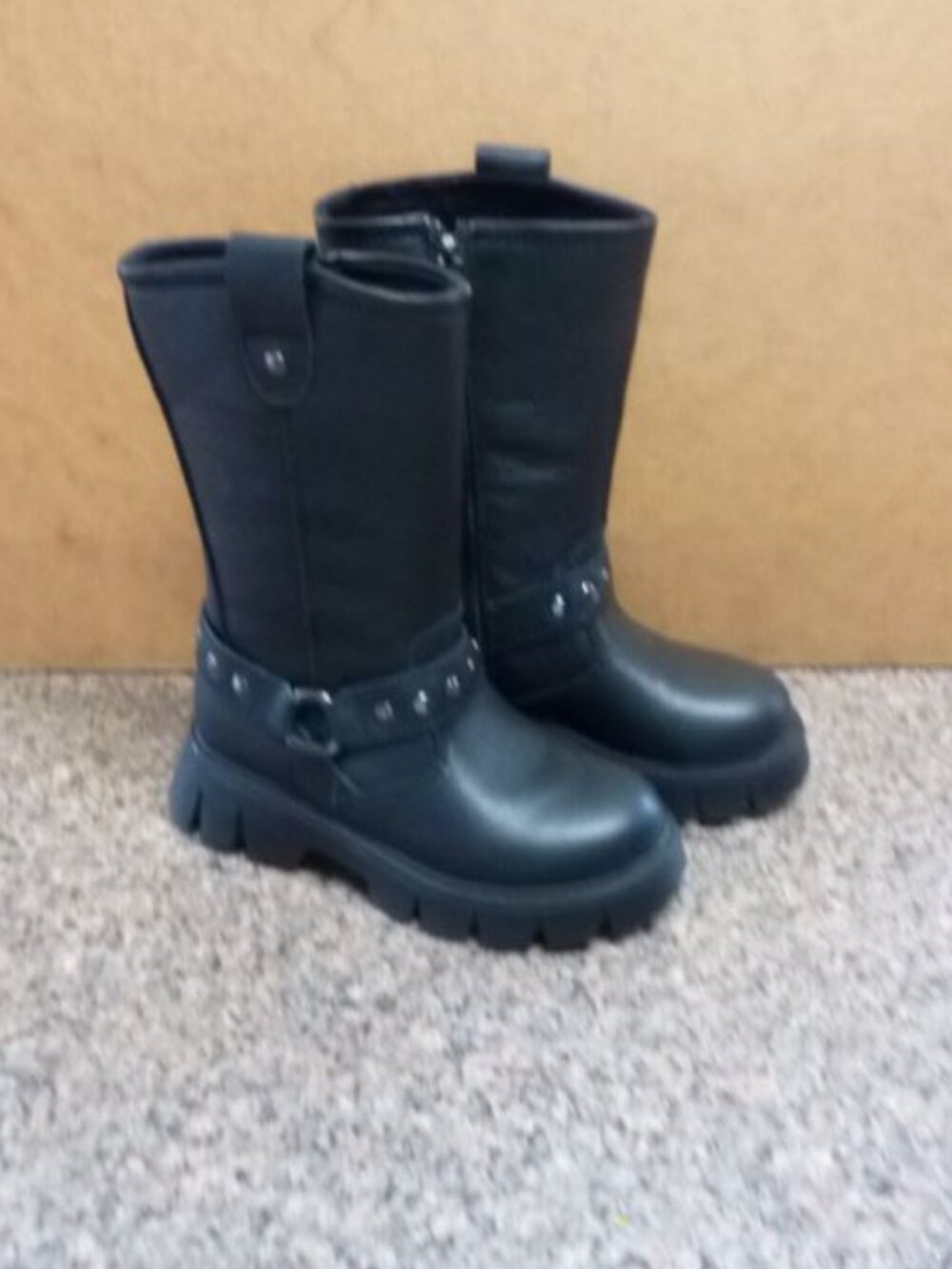 Primigi Little kids Black Boots - US size 12